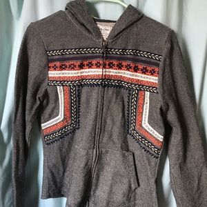 Lucky Brand embroidered hoodie